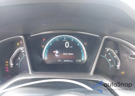 2016 Honda Civic Touring z USA, uszkodzony, nr VIN 2HGFC1F96GH108031